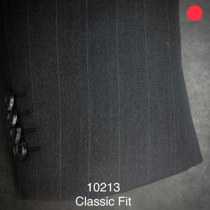 Charcoal Pinstripe | Classic Fit | Men's Suit | All Wool | 10213