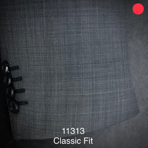 Grey Tic Weave | Classic Fit | All Wool | 11313