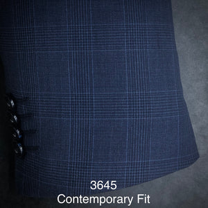 Navy Plaid | Byron Collection | All Wool | 3645