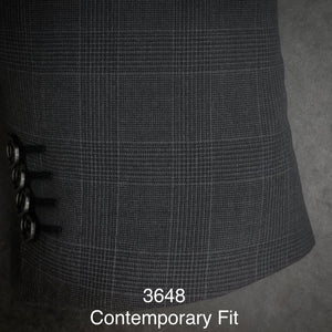 Charcoal Plaid | Byron Collection | All Wool | 3648