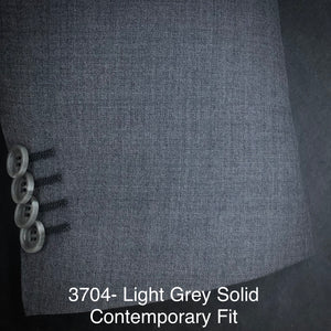 Light Grey Solid | Byron Collection | All Wool | 3704