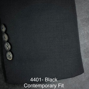 Black Solid | Contemporary Fit | Jack Henry | All Wool | 4401