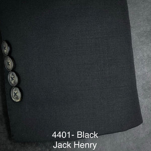 Black Solid | Contemporary Fit | Jack Henry | All Wool | 4401