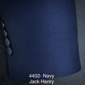 Navy Solid | Contemporary Fit | Jack Henry | All Wool | 4402