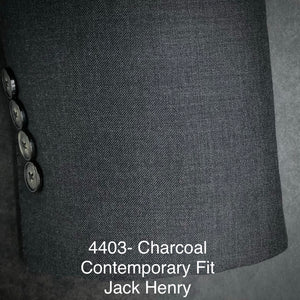Charcoal | Contemporary Fit | Jack Henry | All Wool | 4403