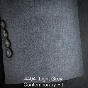 Light Grey Solid | Contemporary Fit | Jack Henry | All Wool | 4404