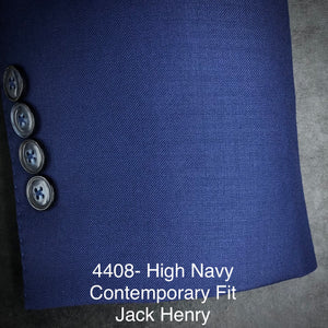 High Navy | Contemporary Fit | Jack Henry | All Wool | 4408