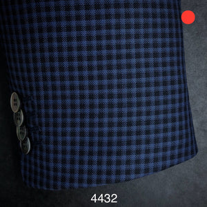 Blue and Black Check | Byron Collection | All Wool | 4432