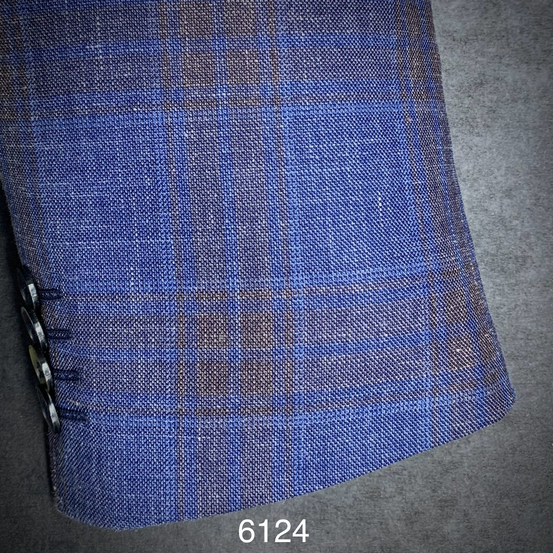 Contemporary Fit | Silk\ Linen\ Wool | 6124a