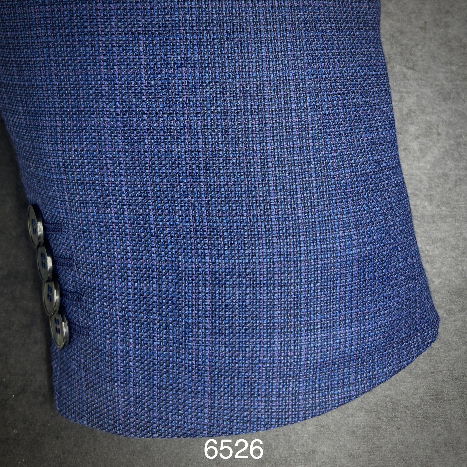 Blue/ Plum Mix | Contemporary Fit | All Wool | 6526