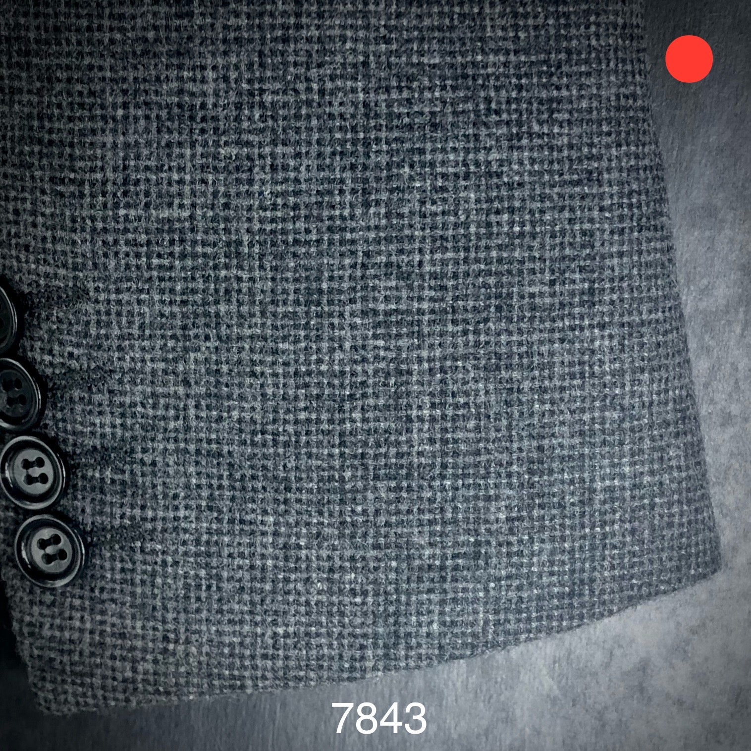 Grey Tweed | Contemporary Fit | All Wool | 7843