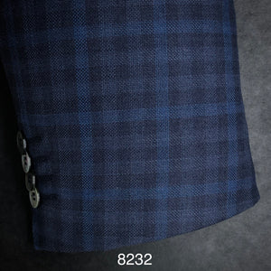 Blue Check | Contemporary Fit | All Wool | 8232