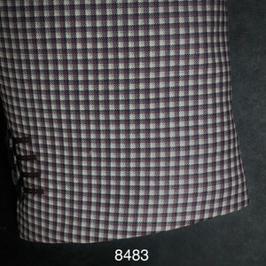 Red and Black Check | Contemporary Fit | All Wool | 8483