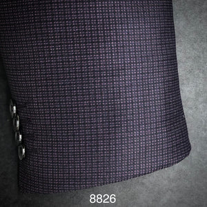 Bordeaux Solid Weave | Contemporary Fit | All Wool | 8826