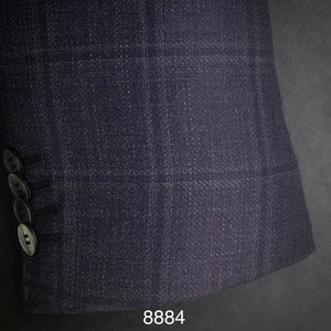 Plum Plaid | Contemporary Fit | All Wool | 8884