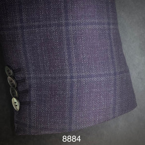 Plum Plaid | Contemporary Fit | All Wool | 8884