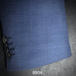 French Blue Texture Weave | Contemporary Fit | All Wool | 8904