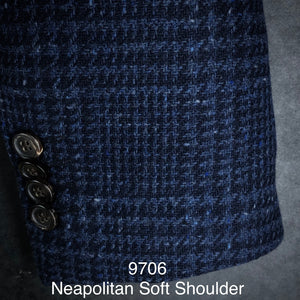 Blue Plaid | Soft Jacket Kensington | All Wool | 9706