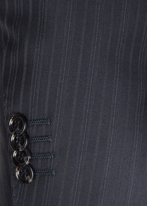 Navy Multi Stripe | Byron Collection | All Wool | 3722