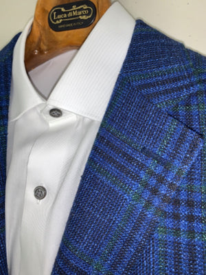 Blue Plaid | Soft Jacket Kensington | Silk Blend | 9661