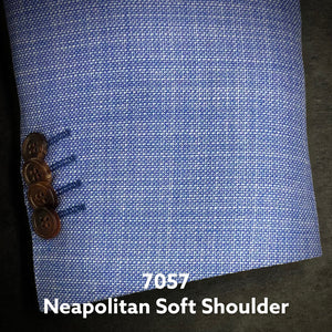 Light Blue Texture Weave | Men's Sport Coat | Soft Jacket Kensington | All Wool