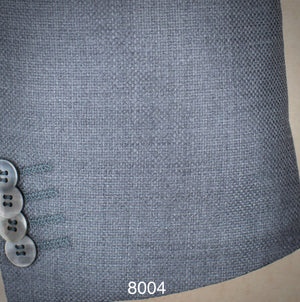 Grey Hopsack | Contemporary Fit | All Wool | 8004