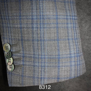 Tan and Blue Plaid | Contemporary Fit | All Wool
