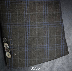 Olive w/ Blue Accent Plaid | Men's Sport Coat | Contemporary Fit | All Wool