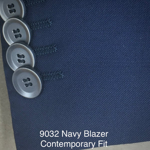 Navy Blazer | Contemporary Fit | All Wool | 9032