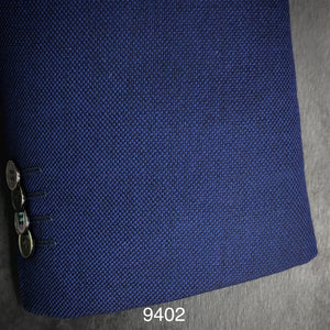 Blue Texture Weave | Contemporary Fit | All Wool | 9402