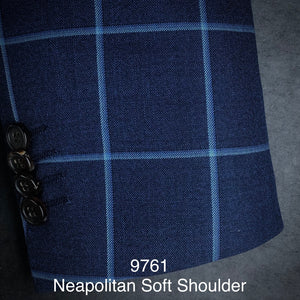 Blue w/ Powder Box Plaid | Kensington Soft Jacket | All Wool