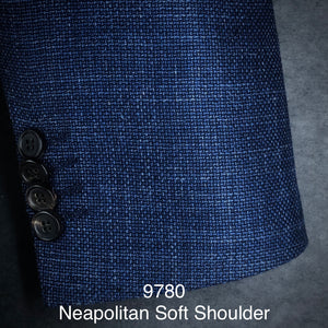 Blue Basket Weave | Kensington Soft Jacket | Cashmere/Silk/Linen/Wool