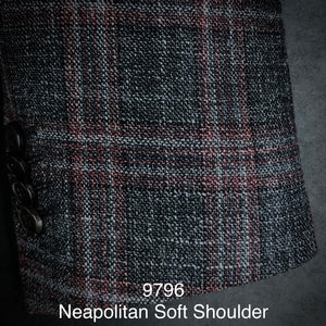 Grey w/ Pink Plaid | Kensington Soft Jacket | Silk/Linen/Wool